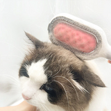 Pet Grooming Brush with Floating Comb and Built-in Water Tank