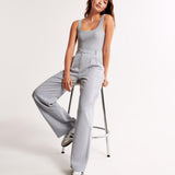 Claudine – Pleated High Waist Trousers with Tailored Fit