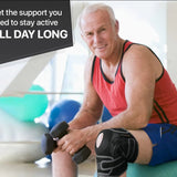 Adjustable Knee Brace with Patella Gel Pad & Side Stabilizers