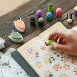 Kids Finger Painting Kit – Creative Art Set with Stamps and Ink Pads