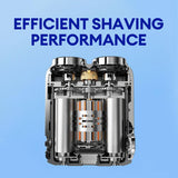 Portable Waterproof Mini Electric Shaver with USB-C & Dual Blades