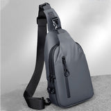 Waterproof Crossbody Shoulder Bag with USB Charging Port