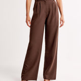Claudine – Pleated High Waist Trousers with Tailored Fit