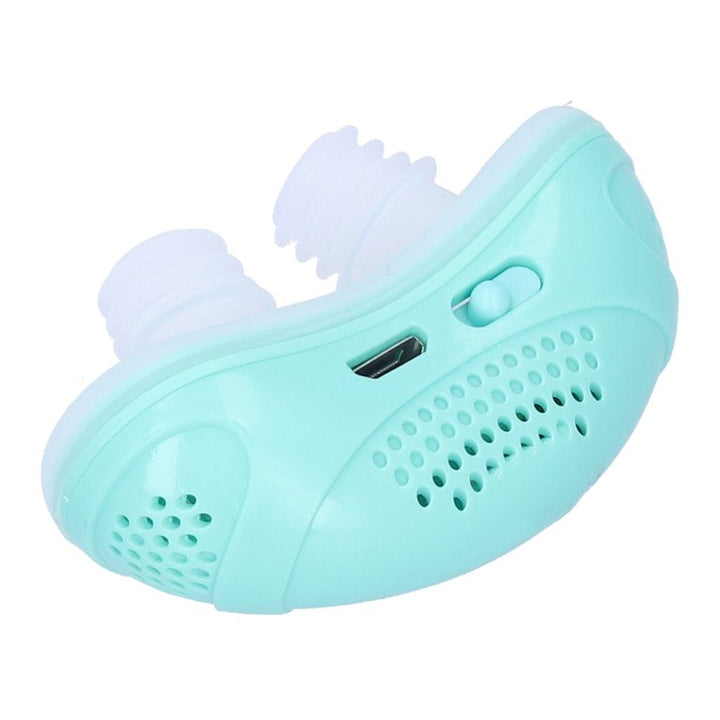 Portable Anti-Snore Device with Comfortable Nasal Pads – Rechargeable