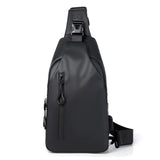 Waterproof Crossbody Shoulder Bag with USB Charging Port