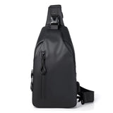 Waterproof Crossbody Shoulder Bag with USB Charging Port