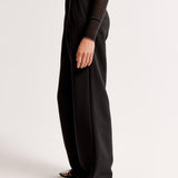 Claudine – Pleated High Waist Trousers with Tailored Fit