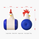 Interactive Cat Toy Chicken with Self-Balancing Movement and Light
