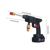 Cordless Portable High-Pressure Water Gun – 48V Power Washer