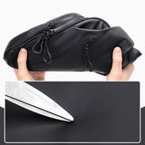Waterproof Crossbody Shoulder Bag with USB Charging Port