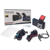 Dual-Lens HD Dashcam – Front and Rear Recording