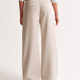 Claudine – Pleated High Waist Trousers with Tailored Fit