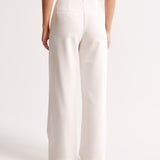 Claudine – Pleated High Waist Trousers with Tailored Fit
