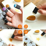 Kids Finger Painting Kit – Creative Art Set with Stamps and Ink Pads
