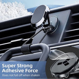 Magnetic Car Phone Holder – 360° Rotatable with Foldable Arm