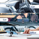 Magnetic Car Phone Holder – 360° Rotatable with Foldable Arm
