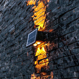 Solar LED Wall Light Outdoor with RGB & Warm White Modes