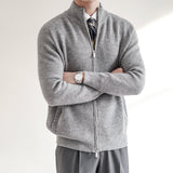 Casper Men’s Ribbed Cardigan – Full-Zip Knitted Sweater