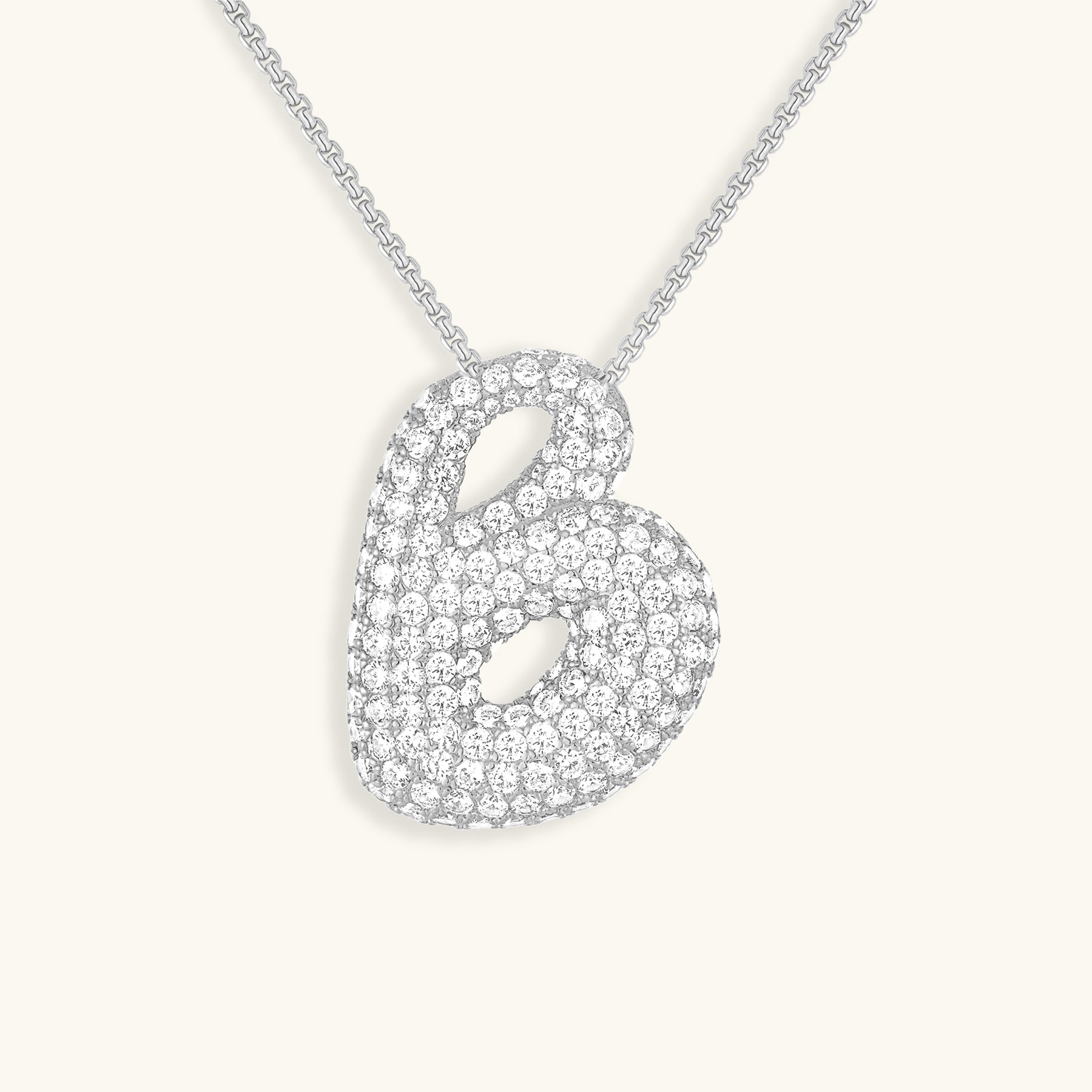 Gold & Silver Plated Initial Necklace A–Z with Crystals