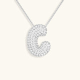 Gold & Silver Plated Initial Necklace A–Z with Crystals
