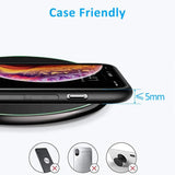 30W Fast Wireless Charging Pad with USB-C Cable – Qi Compatible