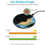 30W Fast Wireless Charging Pad with USB-C Cable – Qi Compatible