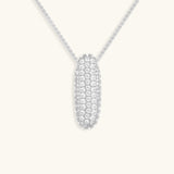 Gold & Silver Plated Initial Necklace A–Z with Crystals