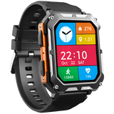 Rugged Smartwatch with Bluetooth Calls, Fitness Tracking and IP69K
