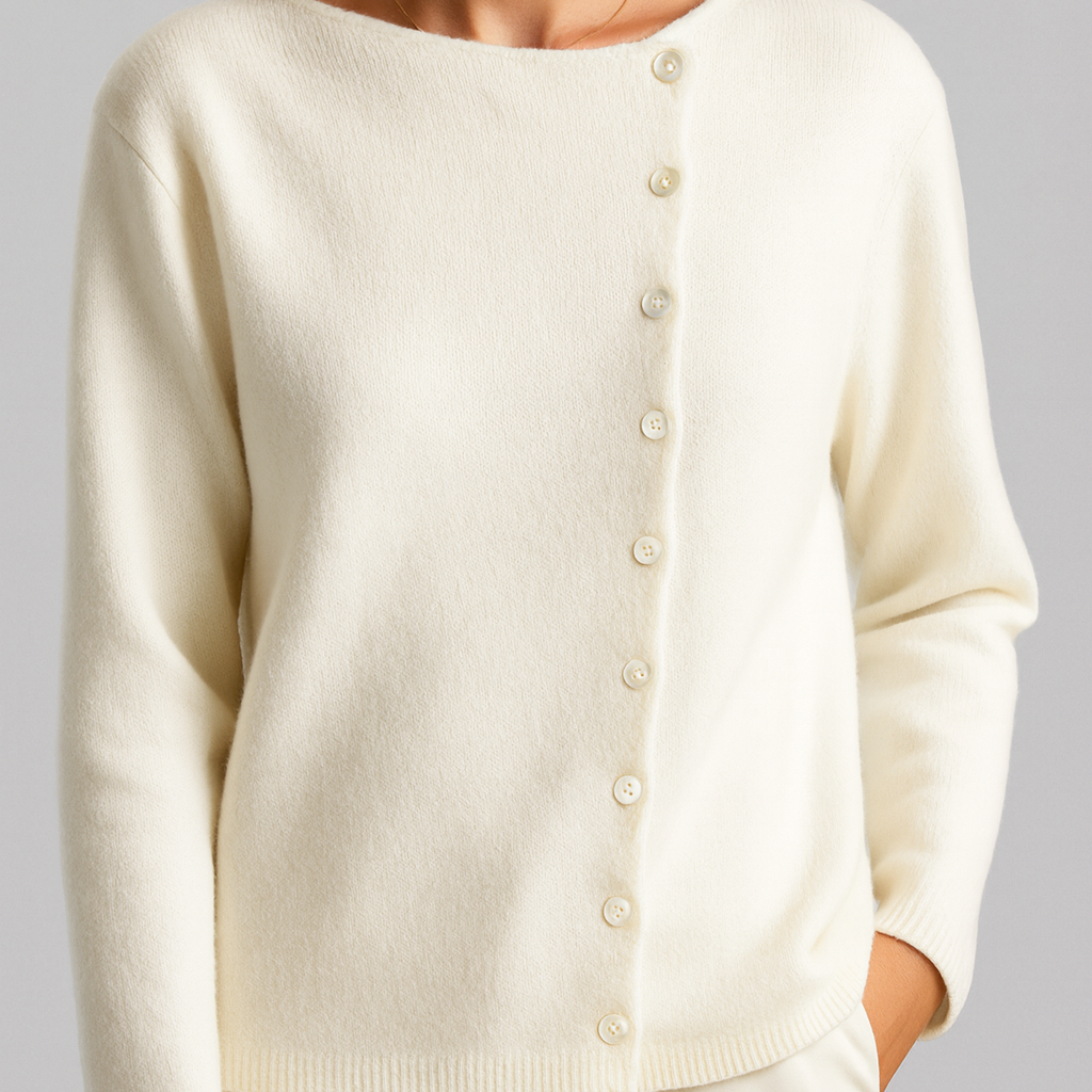 Elena Women’s Cardigan – Classic Button-Down Knit Sweater