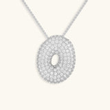 Gold & Silver Plated Initial Necklace A–Z with Crystals