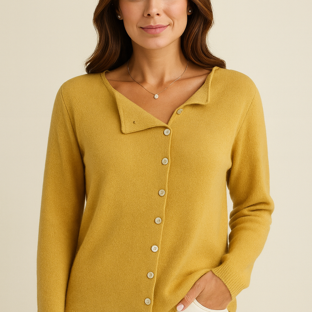 Elena Women’s Cardigan – Classic Button-Down Knit Sweater