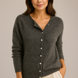 Elena Women’s Cardigan – Classic Button-Down Knit Sweater