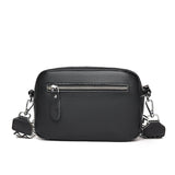 Black Crossbody Bag with Adjustable Strap – Stylish Shoulder Handbag