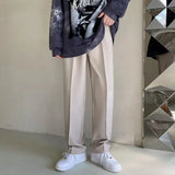 Nathan Men’s Trousers – High-Waist Pleated Wide-Leg Pants