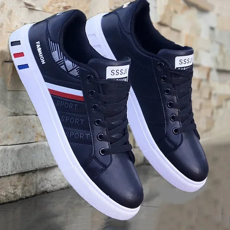 John Men’s Sneakers – Casual Low-Top Lace-Up Shoes