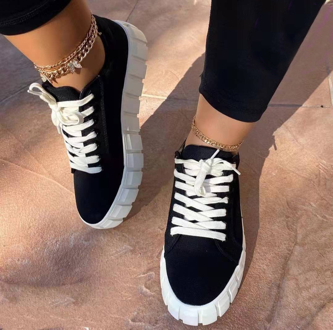 Freya Women’s Sneakers – Chunky Sole Casual Trainers