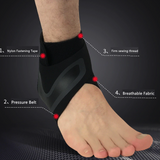 Adjustable Ankle Support Brace for Sports & Injury Recovery