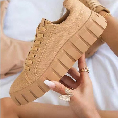 Freya Women’s Sneakers – Chunky Sole Casual Trainers