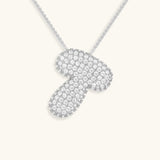 Gold & Silver Plated Initial Necklace A–Z with Crystals