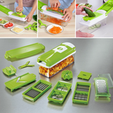 12-in-1 Multifunctional Vegetable Slicer with Container and Blades