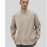 Ethan Men’s Sweater – Half-Zip Knitted Pullover