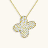 Gold & Silver Plated Initial Necklace A–Z with Crystals
