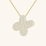 Gold & Silver Plated Initial Necklace A–Z with Crystals