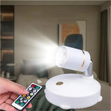 Wireless LED Spotlight with Remote Control – Dimmable Wall Light