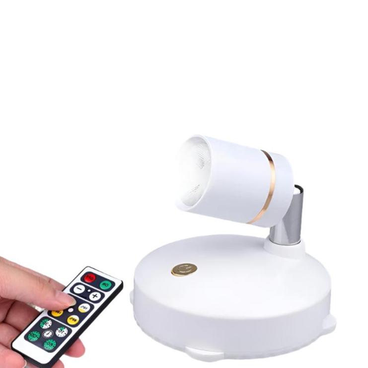 Wireless LED Spotlight with Remote Control – Dimmable Wall Light