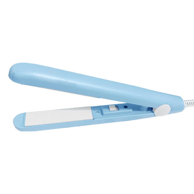 2-in-1 Mini Hair Straightener & Curler – Portable Flat Iron