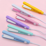 2-in-1 Mini Hair Straightener & Curler – Portable Flat Iron