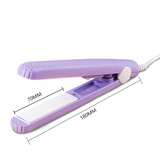 2-in-1 Mini Hair Straightener & Curler – Portable Flat Iron