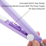 2-in-1 Mini Hair Straightener & Curler – Portable Flat Iron