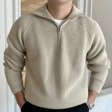 Ethan Men’s Sweater – Half-Zip Knitted Pullover